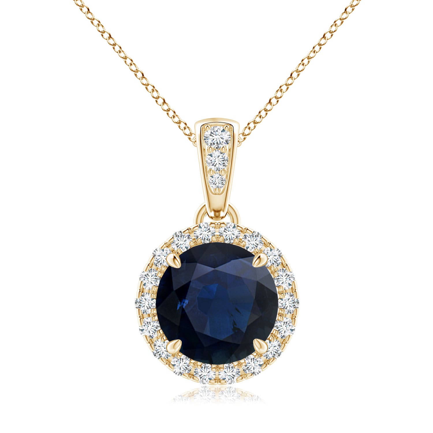 A - Blue Sapphire / 1.81 CT / 14 KT Yellow Gold