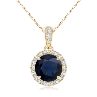 Round A Blue Sapphire