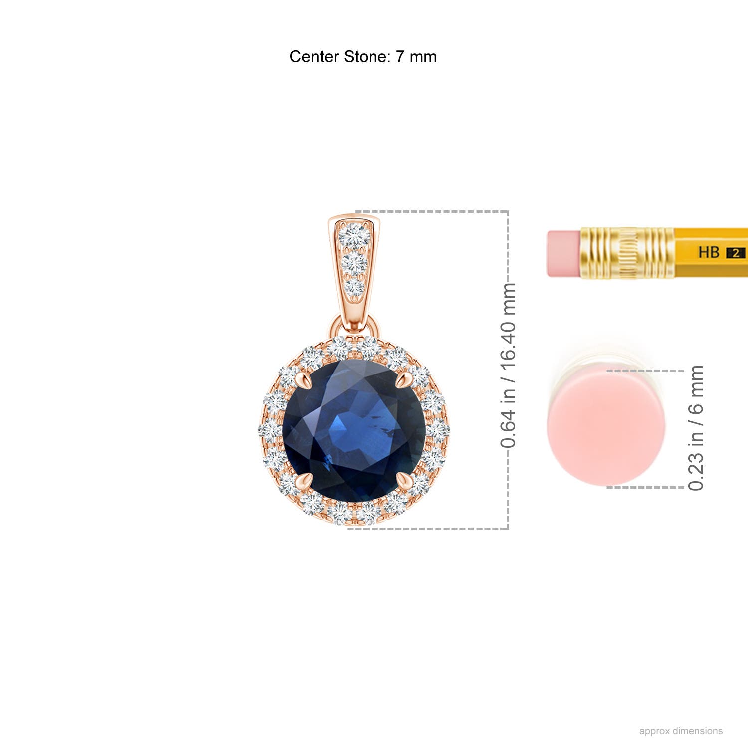 AA - Blue Sapphire / 1.81 CT / 14 KT Rose Gold