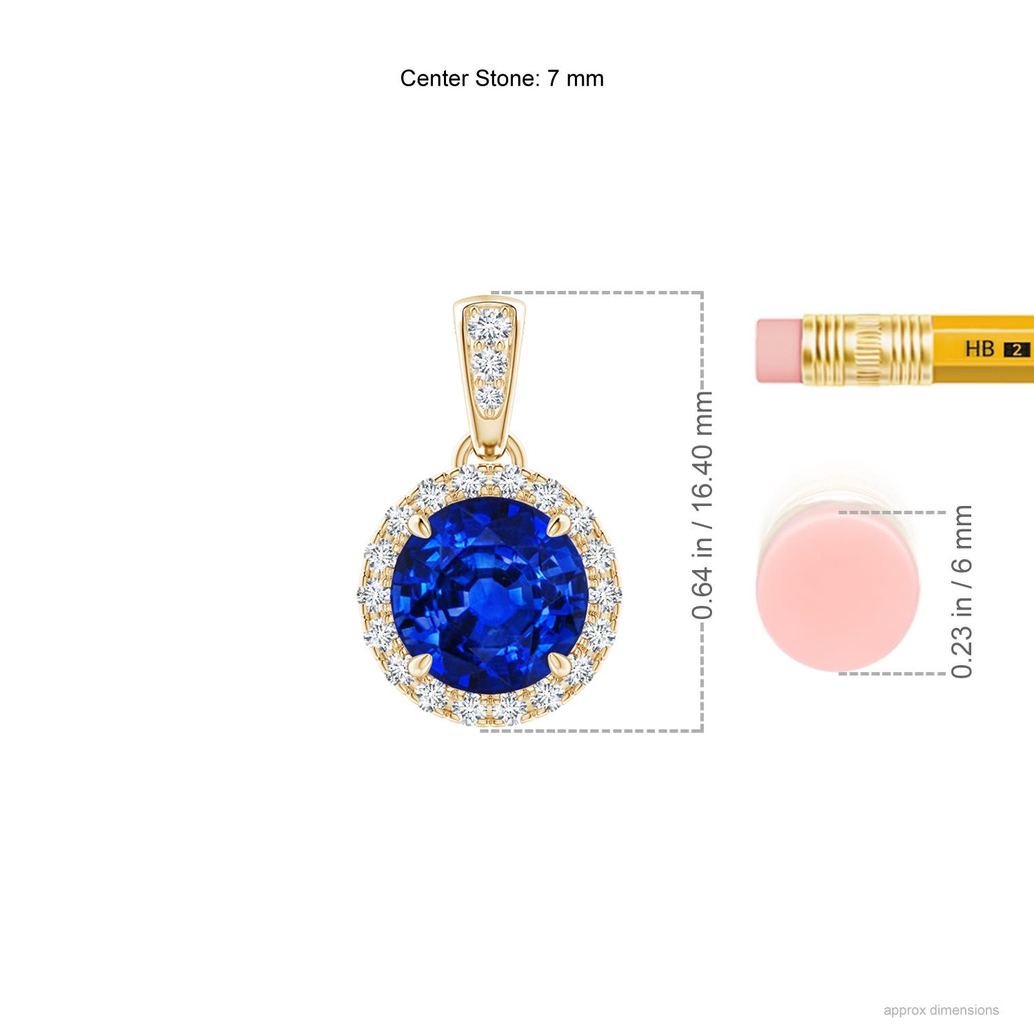 AAAA - Blue Sapphire / 1.81 CT / 14 KT Yellow Gold