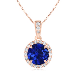 Round AAA Blue Sapphire