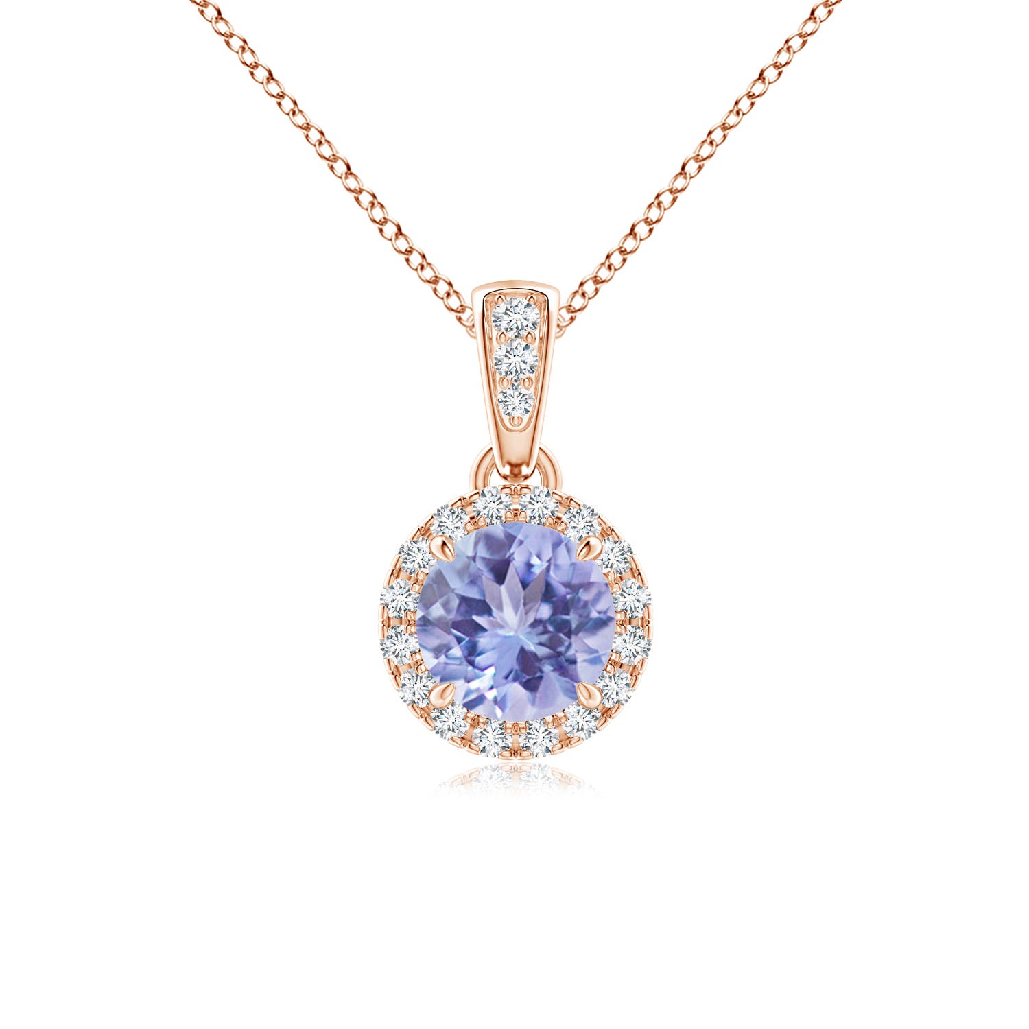 AA - Tanzanite / 0.58 CT / 14 KT Rose Gold