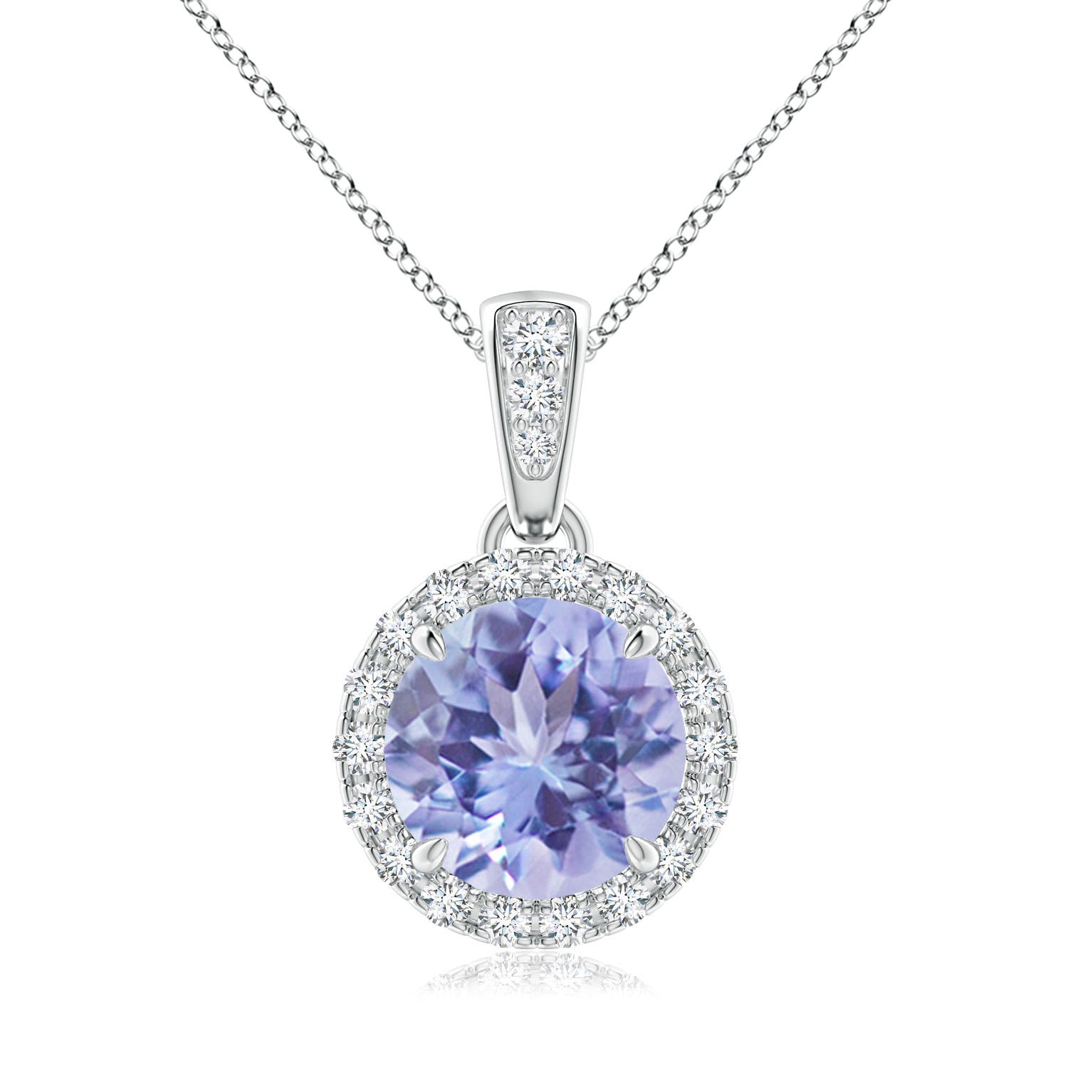 A - Tanzanite / 1.66 CT / 14 KT White Gold