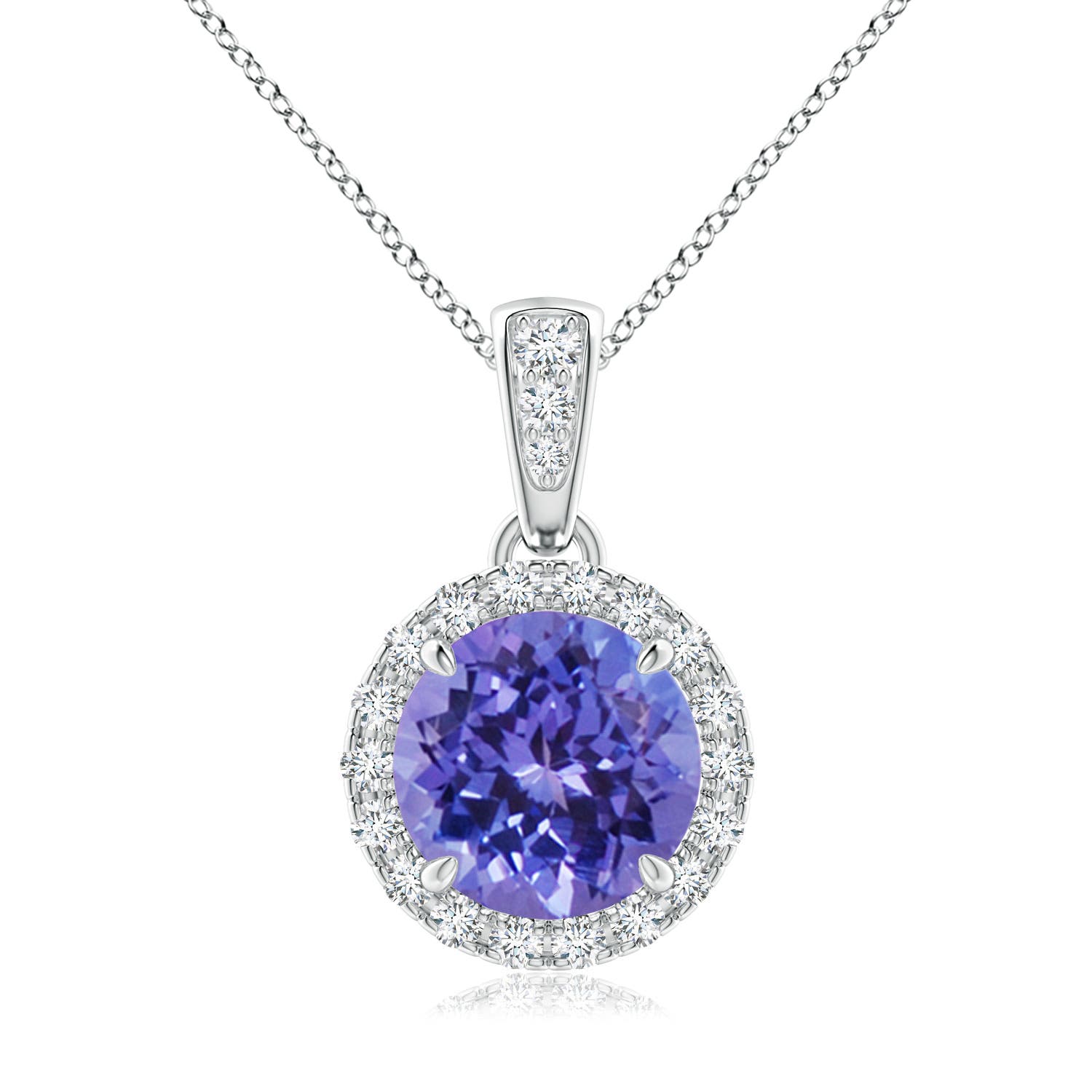 AA - Tanzanite / 1.66 CT / 14 KT White Gold