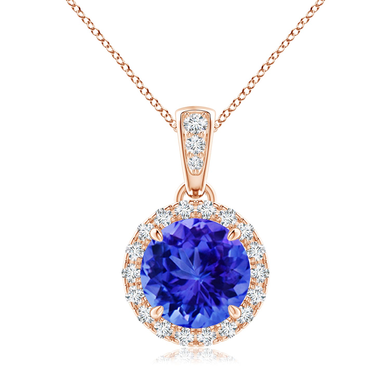 AAA - Tanzanite / 1.66 CT / 14 KT Rose Gold