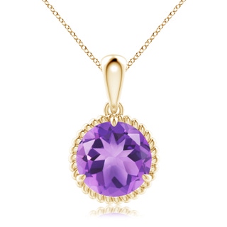 Round A Amethyst