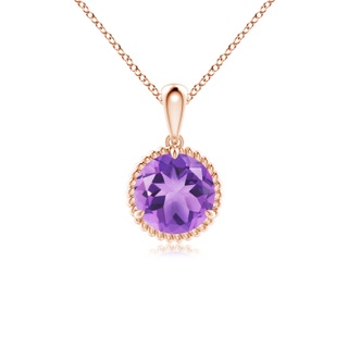 Round A Amethyst