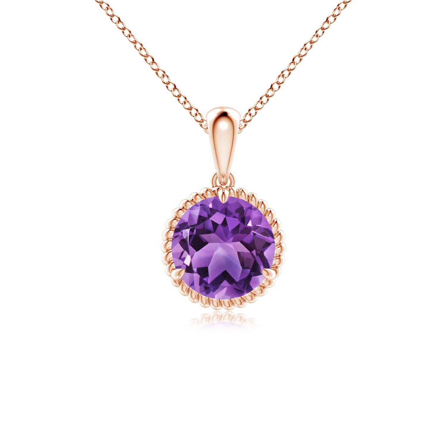 AA - Amethyst / 1.15 CT / 14 KT Rose Gold