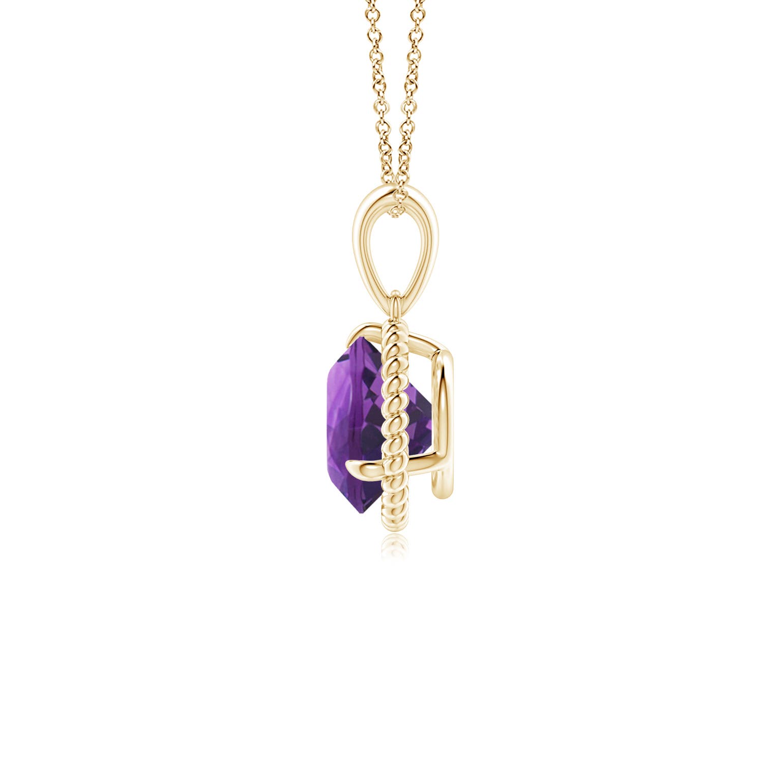 AAA - Amethyst / 1.15 CT / 14 KT Yellow Gold