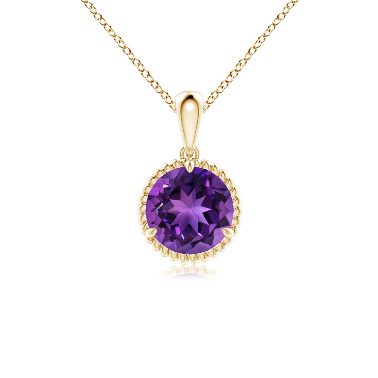 AAAA - Amethyst / 1.15 CT / 14 KT Yellow Gold