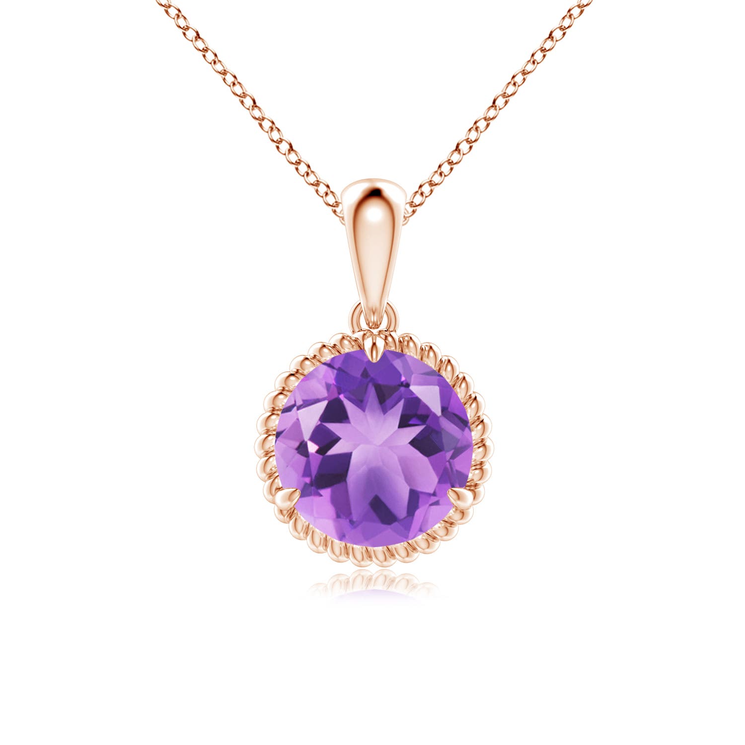 A - Amethyst / 1.7 CT / 14 KT Rose Gold