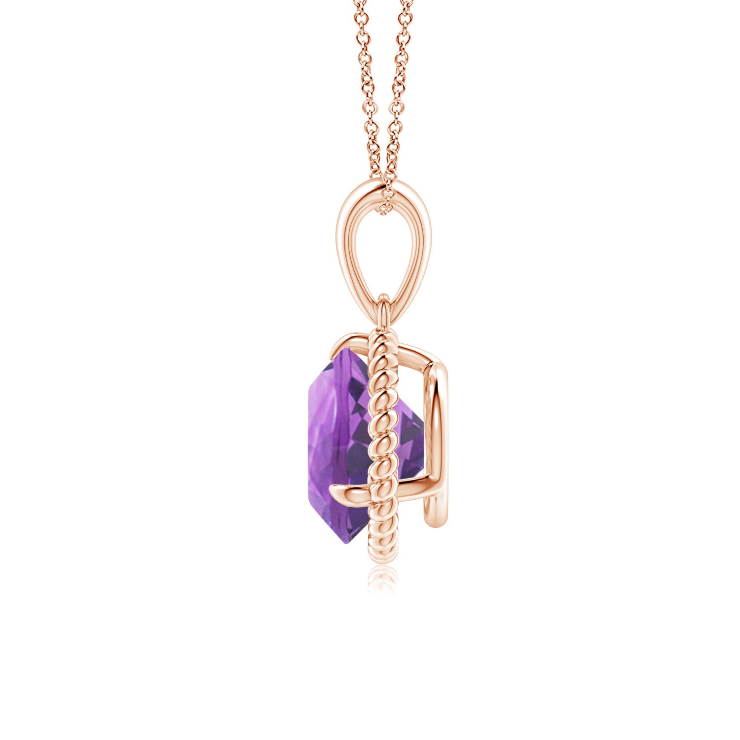 A - Amethyst / 1.7 CT / 14 KT Rose Gold