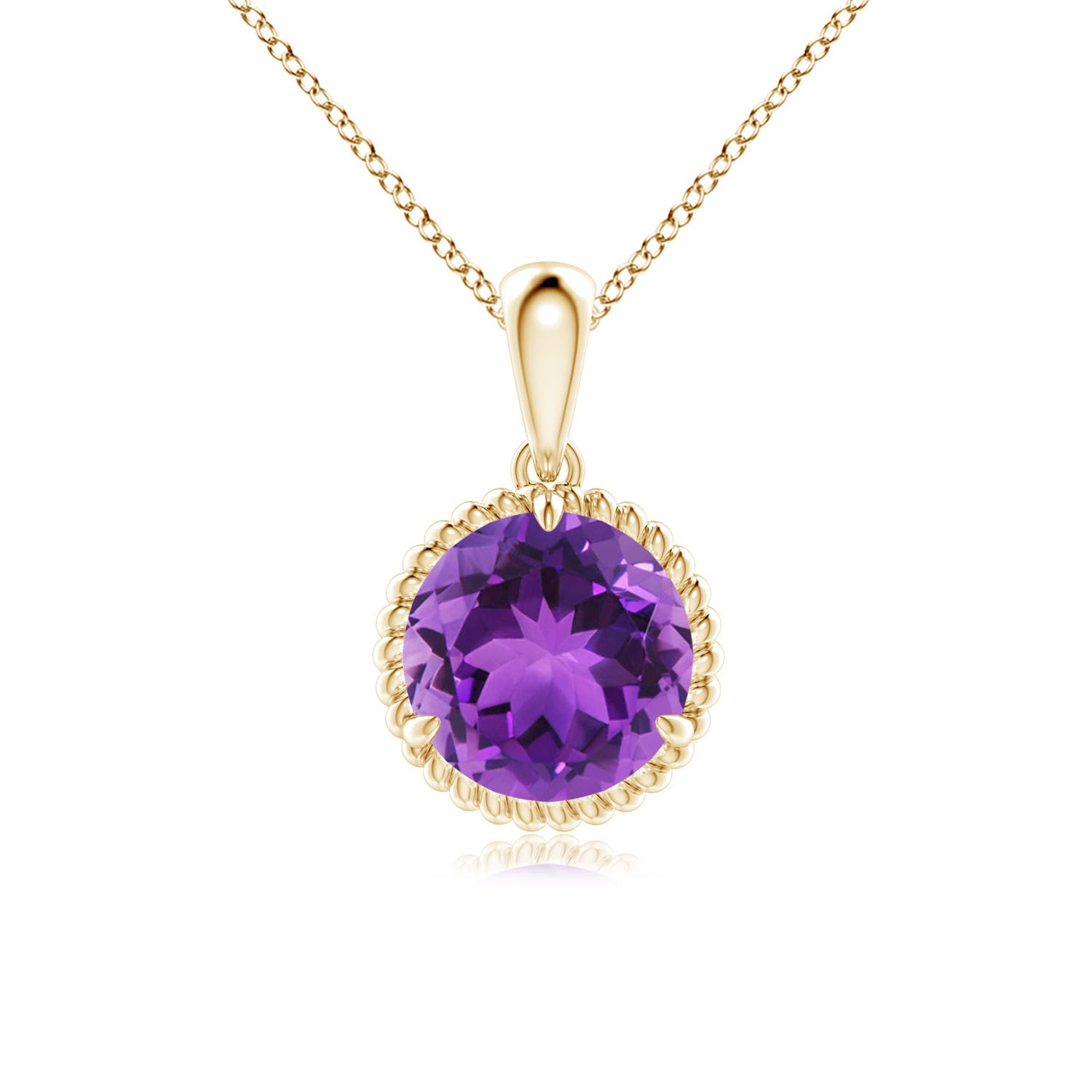 AAA - Amethyst / 1.7 CT / 14 KT Yellow Gold