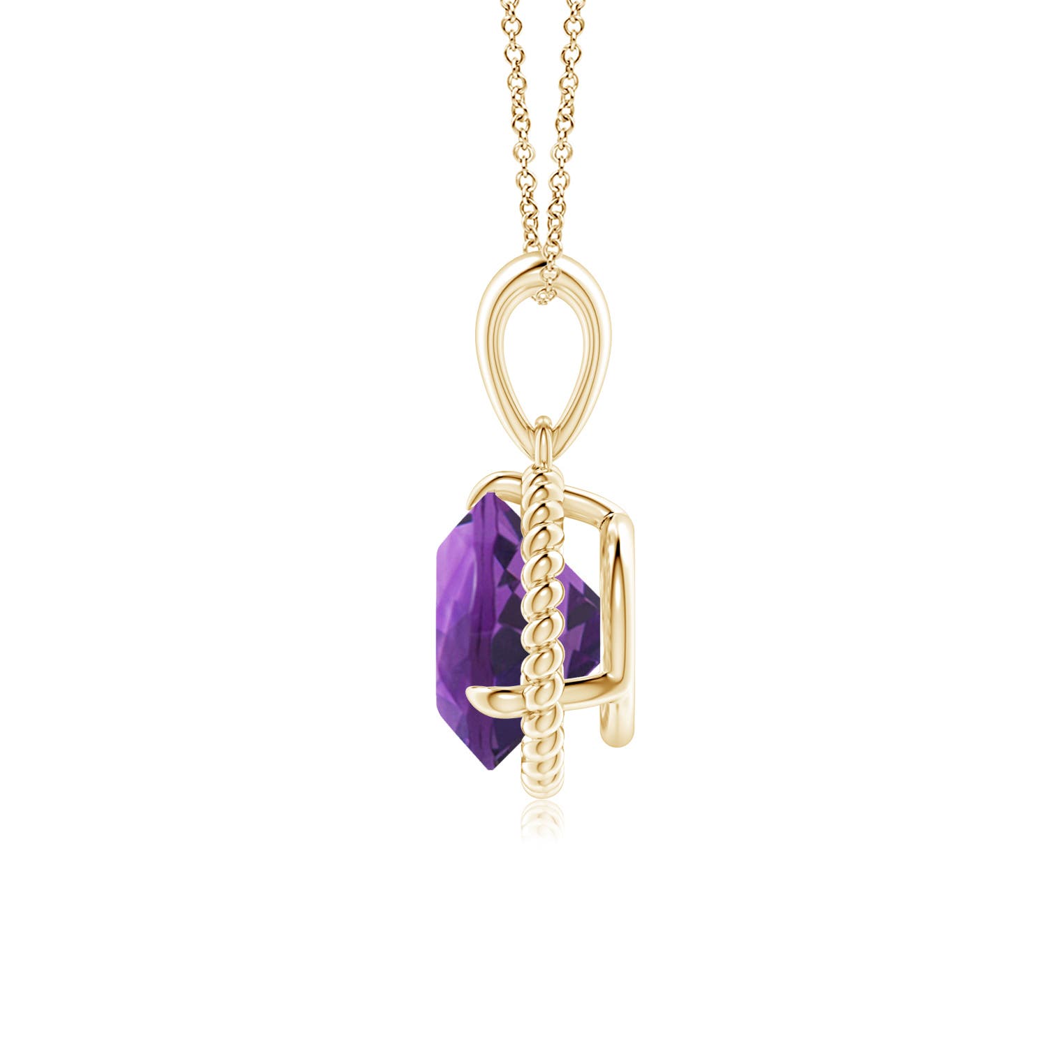 AAA - Amethyst / 1.7 CT / 14 KT Yellow Gold