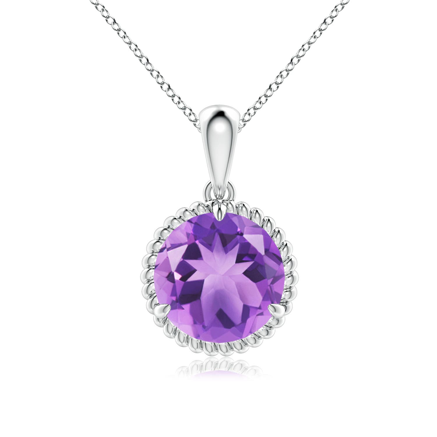 A - Amethyst / 2.45 CT / 14 KT White Gold