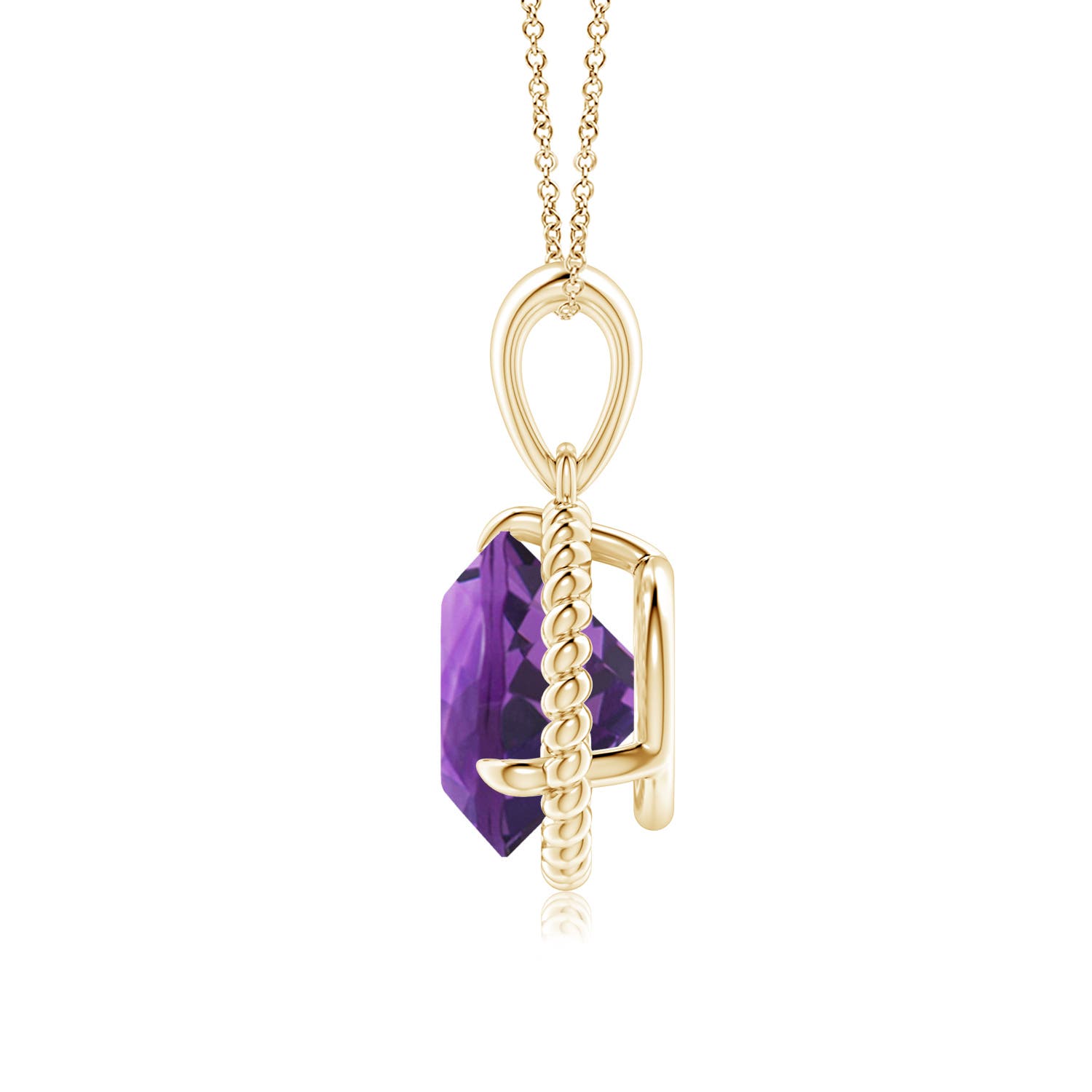 AAA - Amethyst / 2.45 CT / 14 KT Yellow Gold