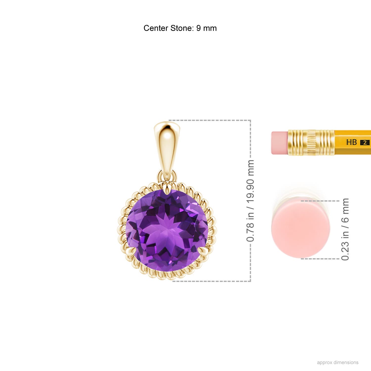 AAA - Amethyst / 2.45 CT / 14 KT Yellow Gold