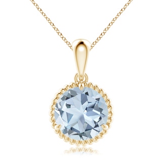 Round A Aquamarine