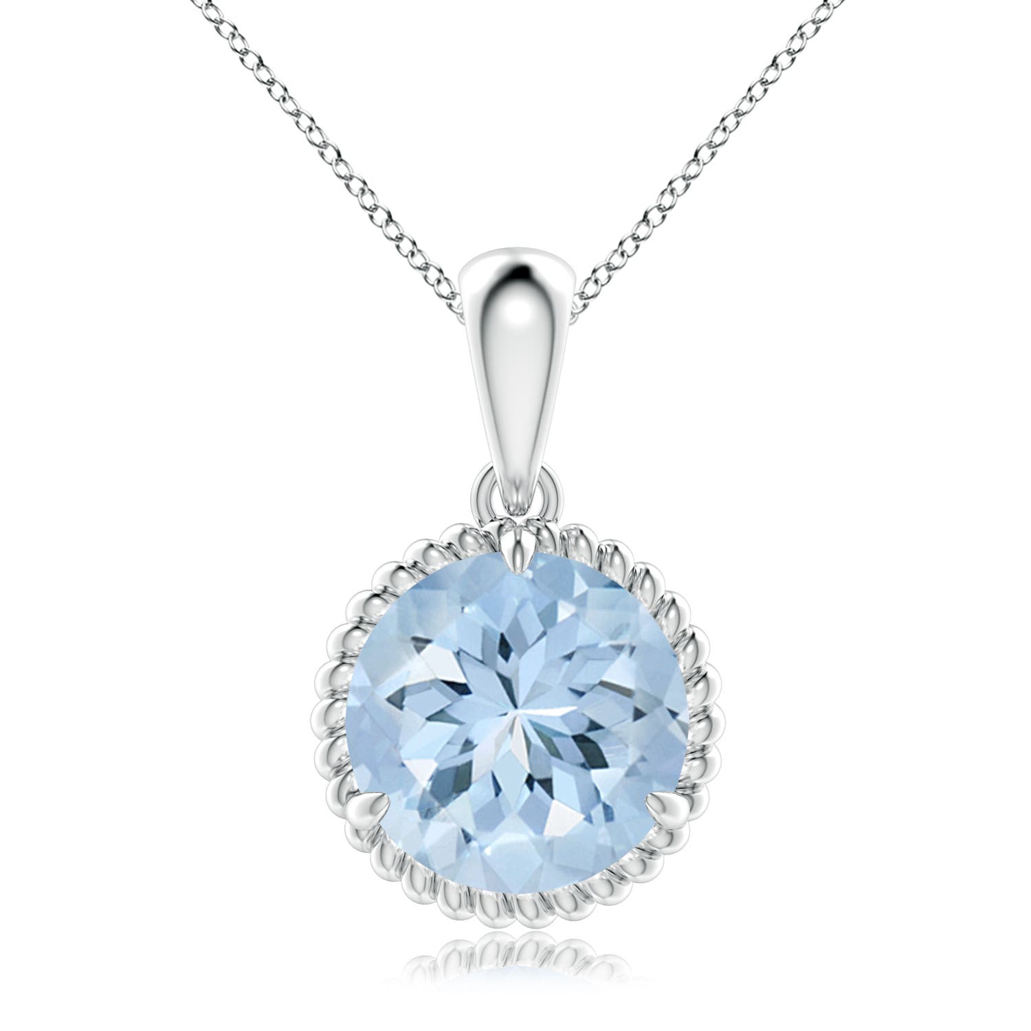 AA - Aquamarine / 3.2 CT / 14 KT White Gold