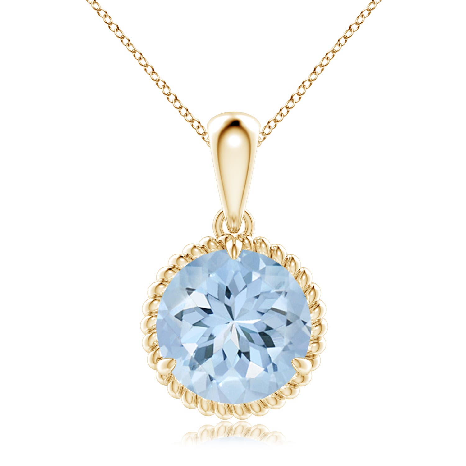 AA - Aquamarine / 3.2 CT / 14 KT Yellow Gold