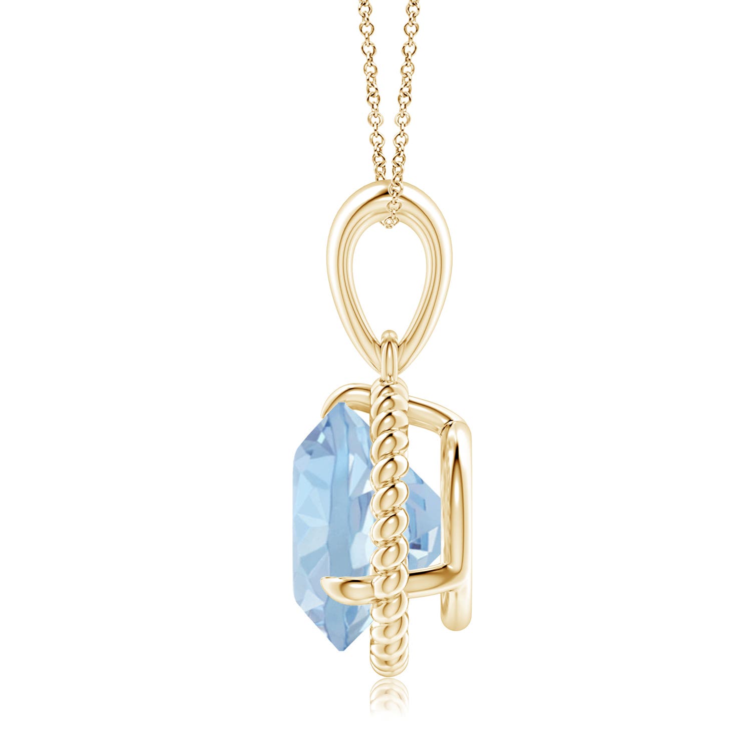 AA - Aquamarine / 3.2 CT / 14 KT Yellow Gold