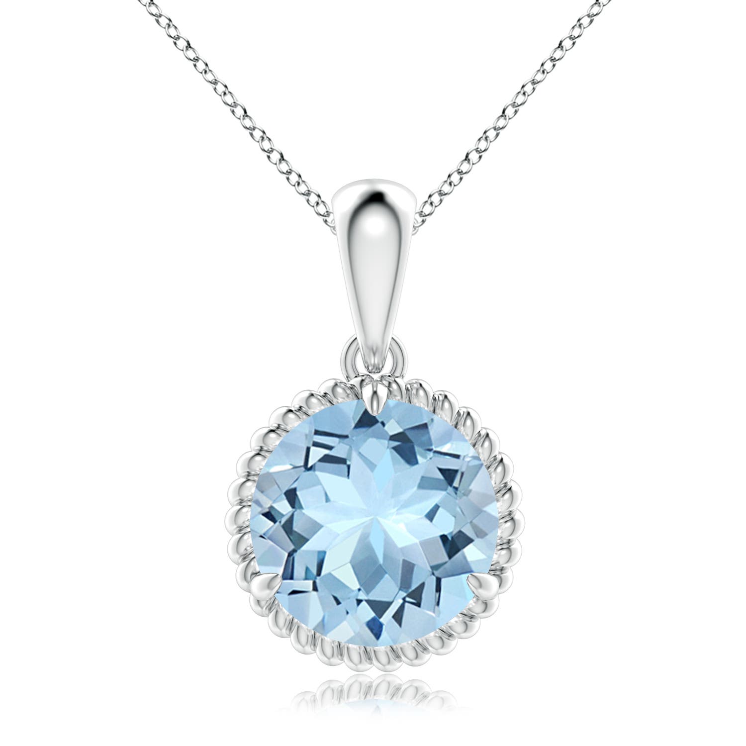 AAA - Aquamarine / 3.2 CT / 14 KT White Gold