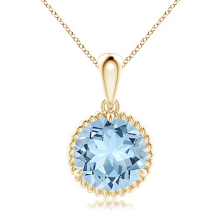 Round AAA Aquamarine