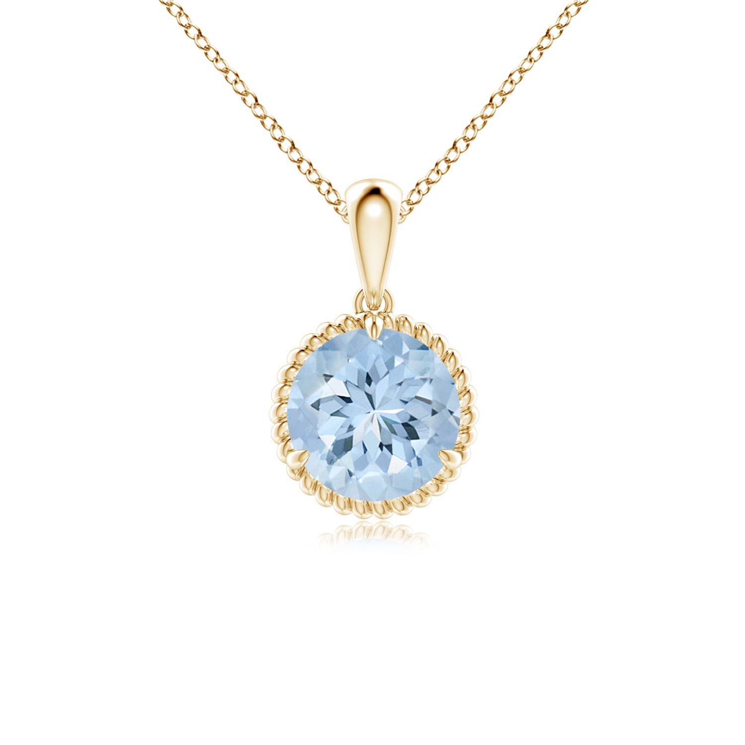 AA - Aquamarine / 1.12 CT / 14 KT Yellow Gold