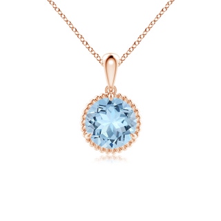 Round AAA Aquamarine