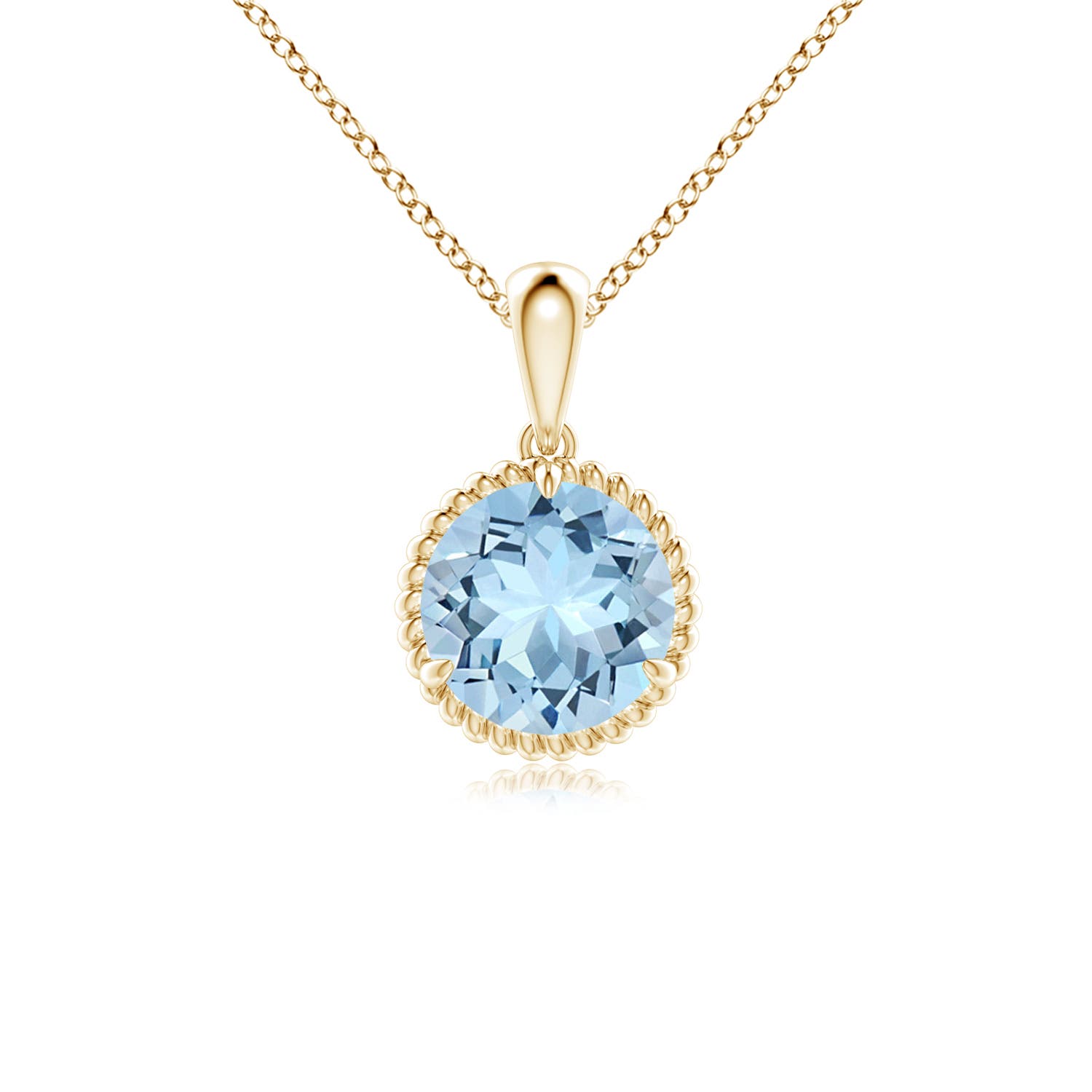 AAA - Aquamarine / 1.12 CT / 14 KT Yellow Gold