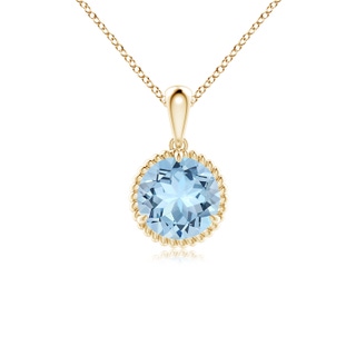Round AAA Aquamarine