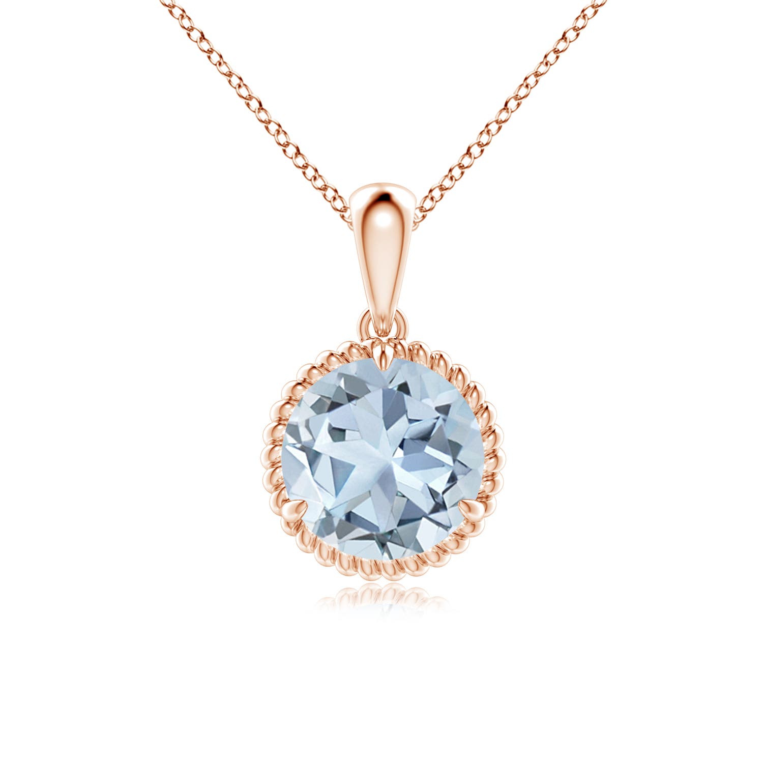 A - Aquamarine / 1.6 CT / 14 KT Rose Gold