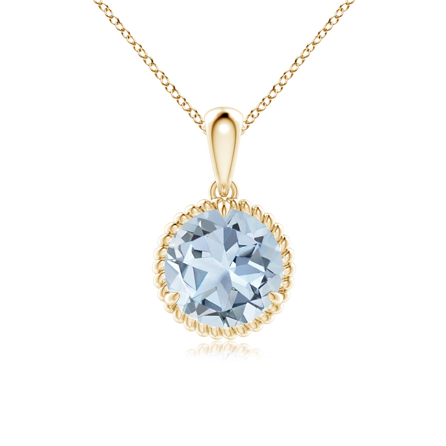 A - Aquamarine / 1.6 CT / 14 KT Yellow Gold