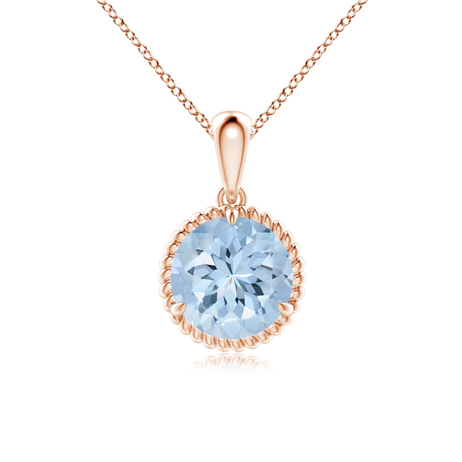 AA - Aquamarine / 1.6 CT / 14 KT Rose Gold