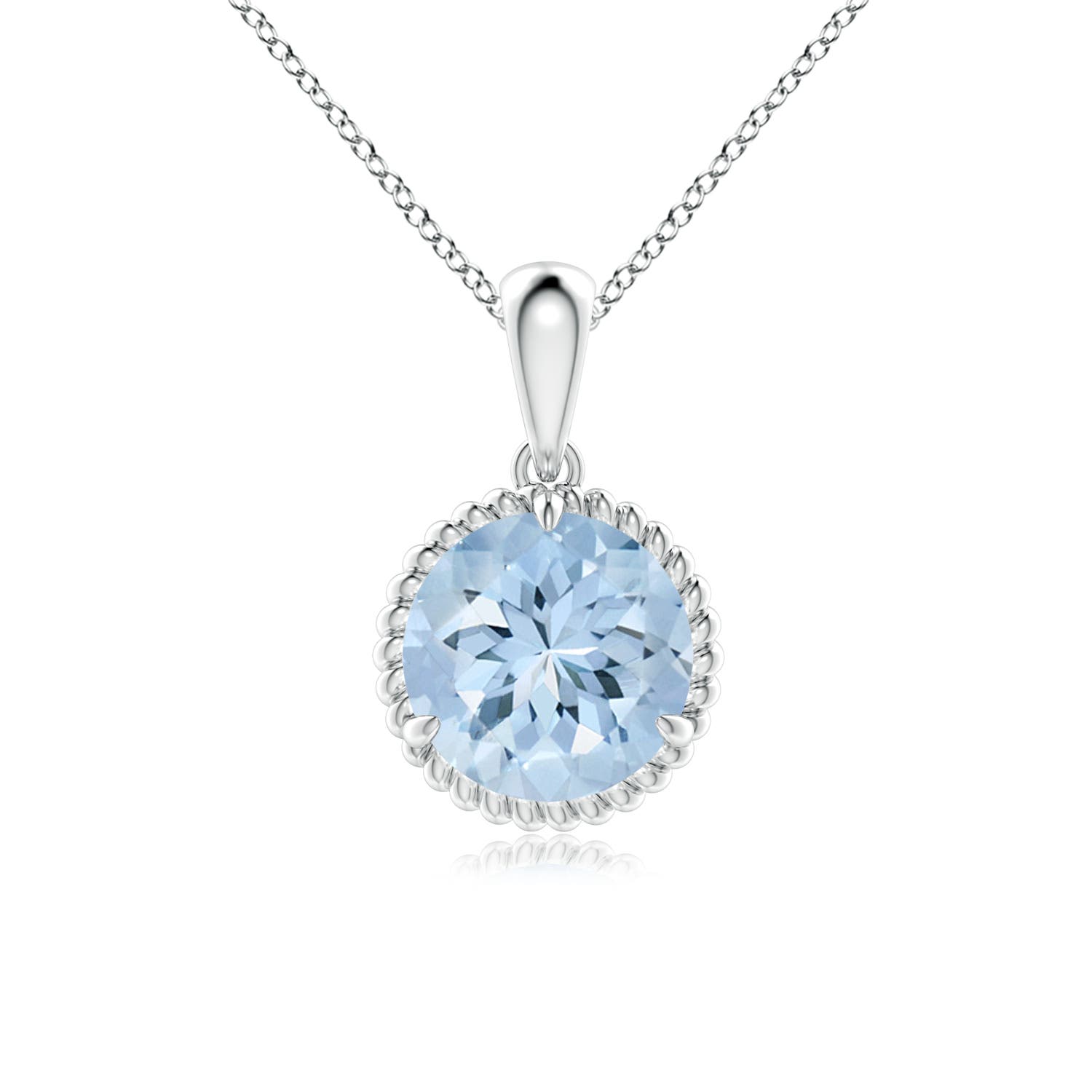 AA - Aquamarine / 1.6 CT / 14 KT White Gold