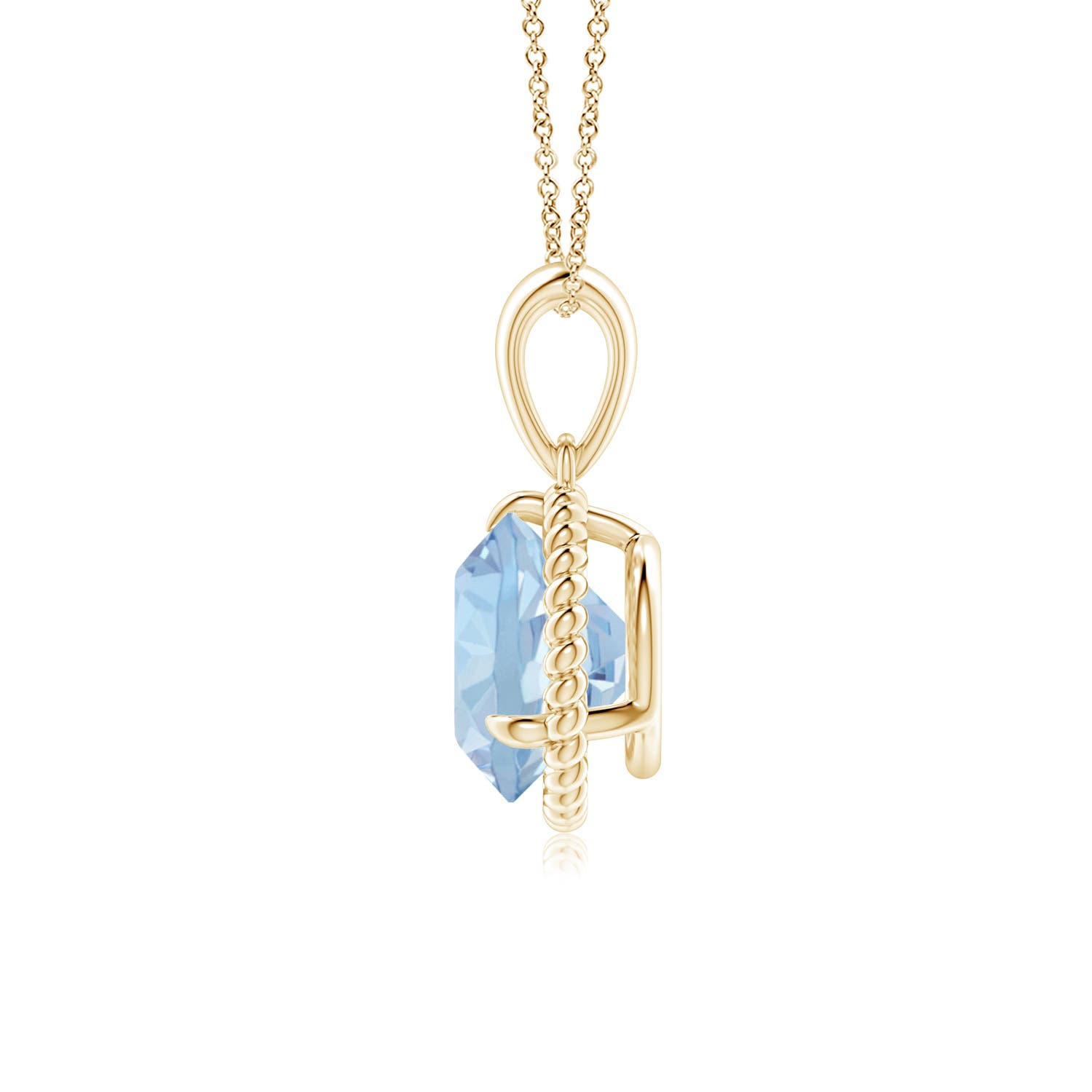 AA - Aquamarine / 1.6 CT / 14 KT Yellow Gold