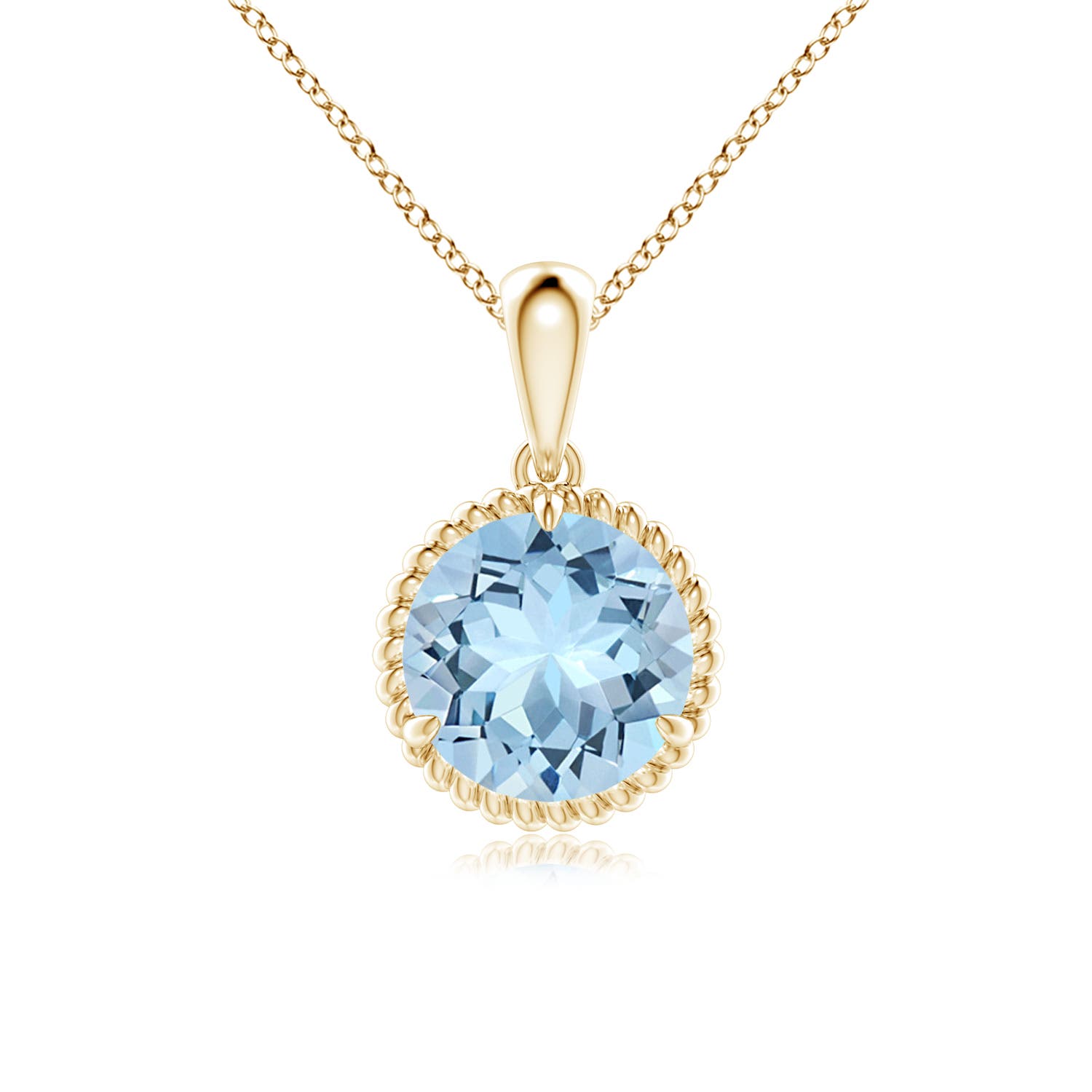 AAA - Aquamarine / 1.6 CT / 14 KT Yellow Gold