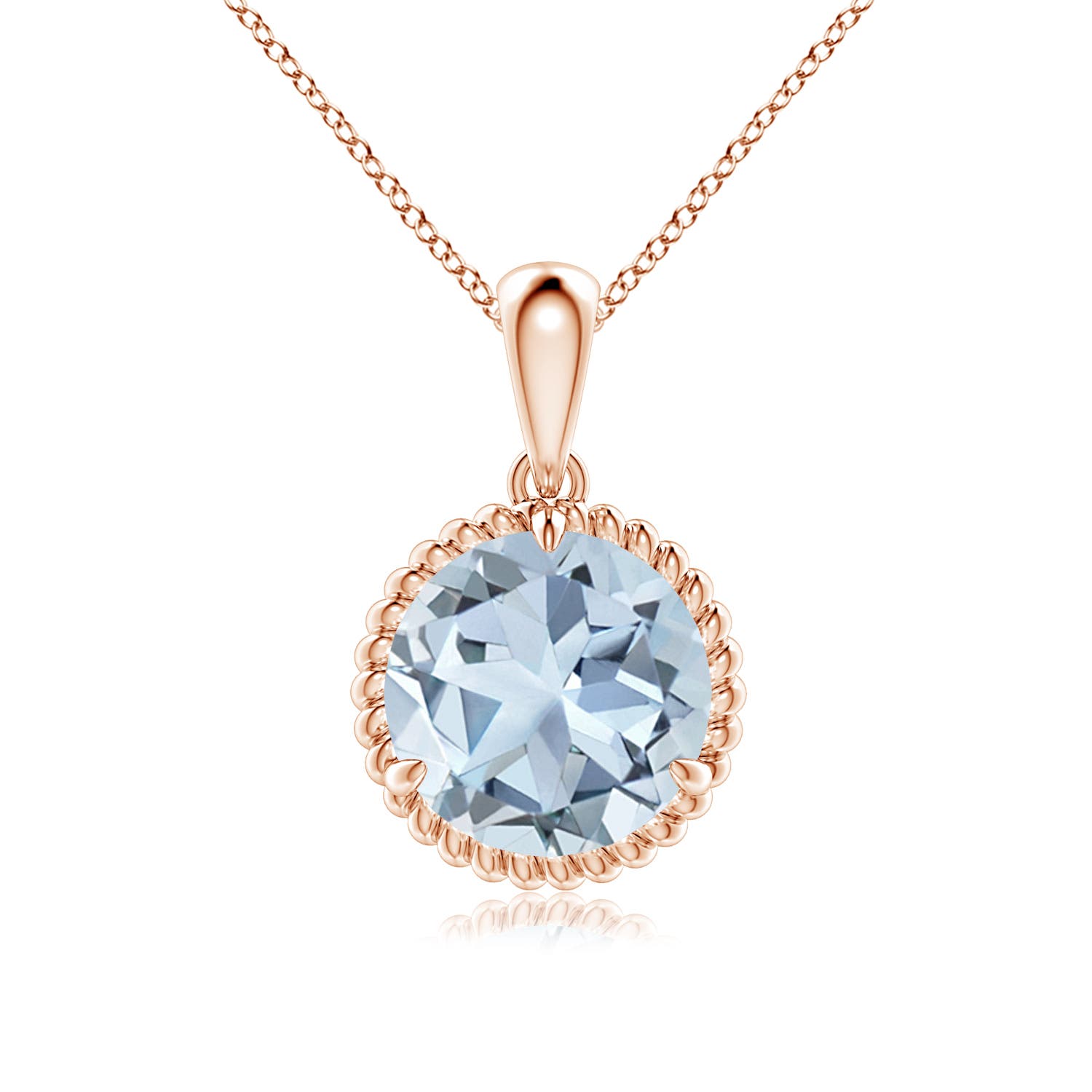 A - Aquamarine / 2.3 CT / 14 KT Rose Gold