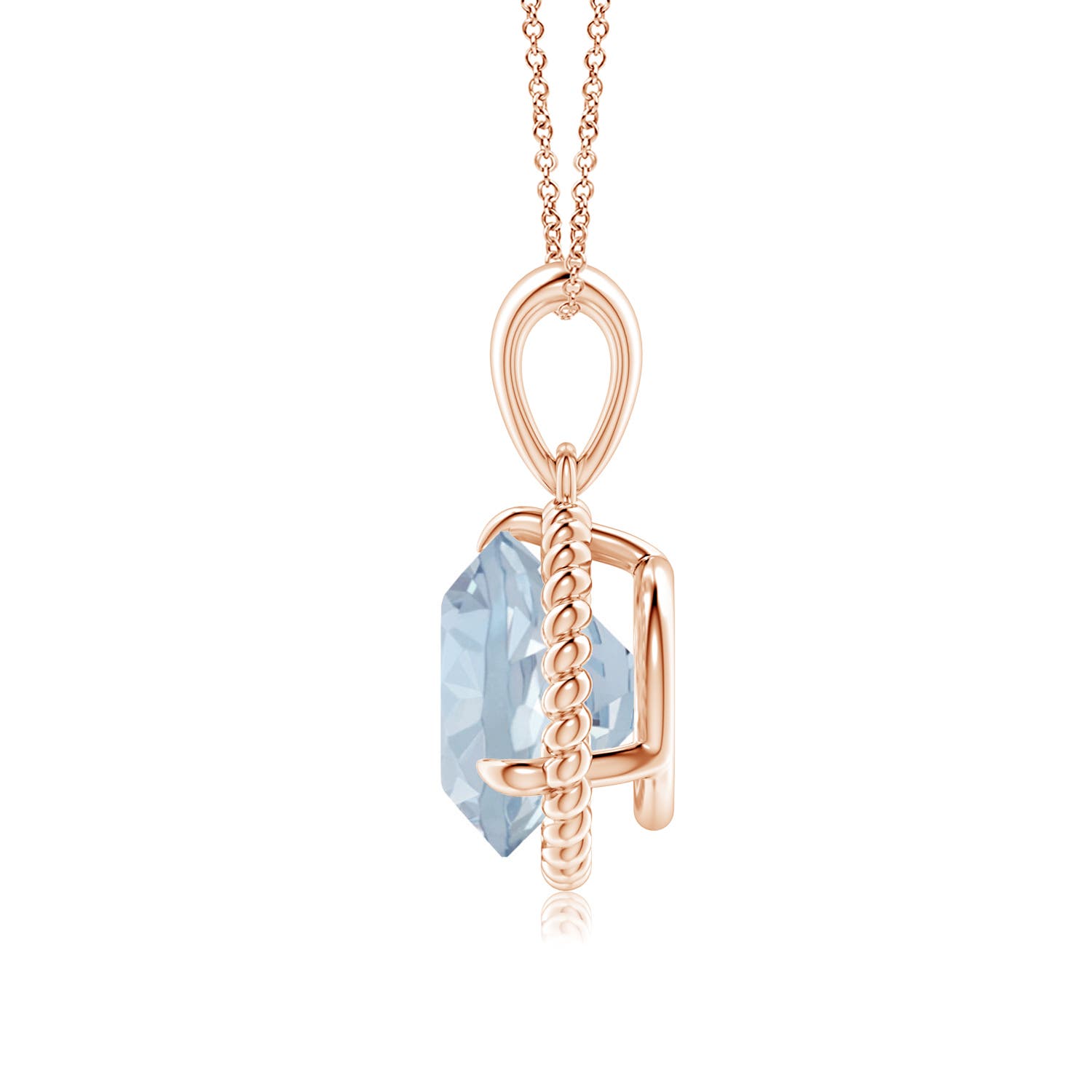 A - Aquamarine / 2.3 CT / 14 KT Rose Gold