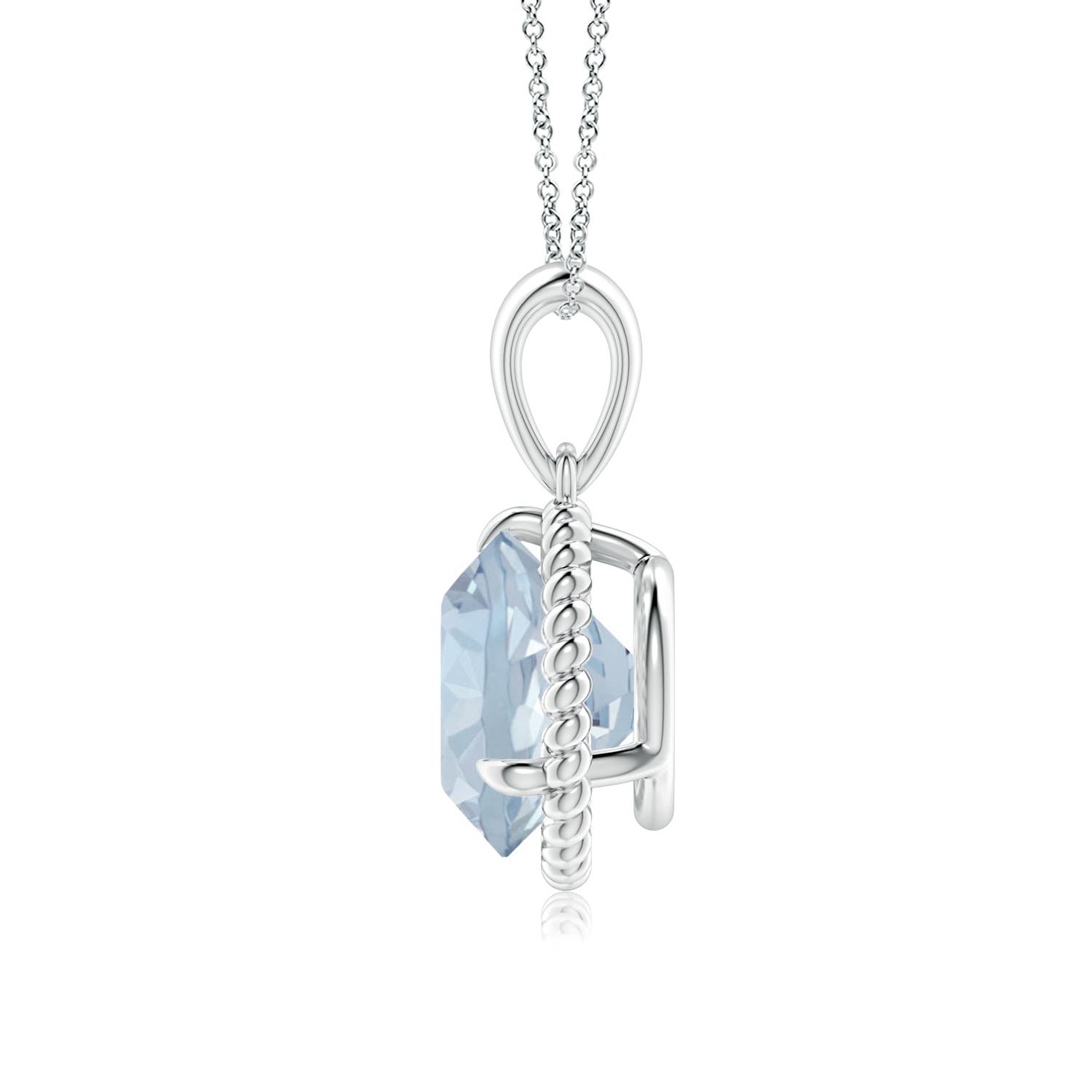 A - Aquamarine / 2.3 CT / 14 KT White Gold