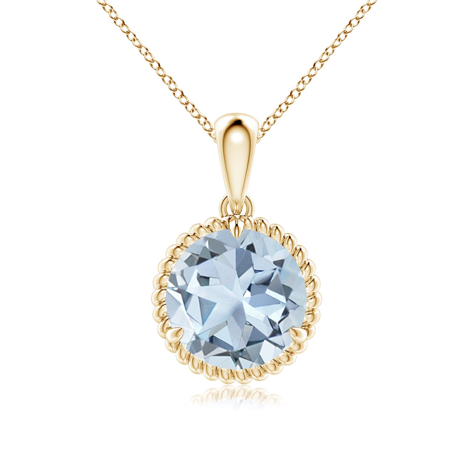 A - Aquamarine / 2.3 CT / 14 KT Yellow Gold