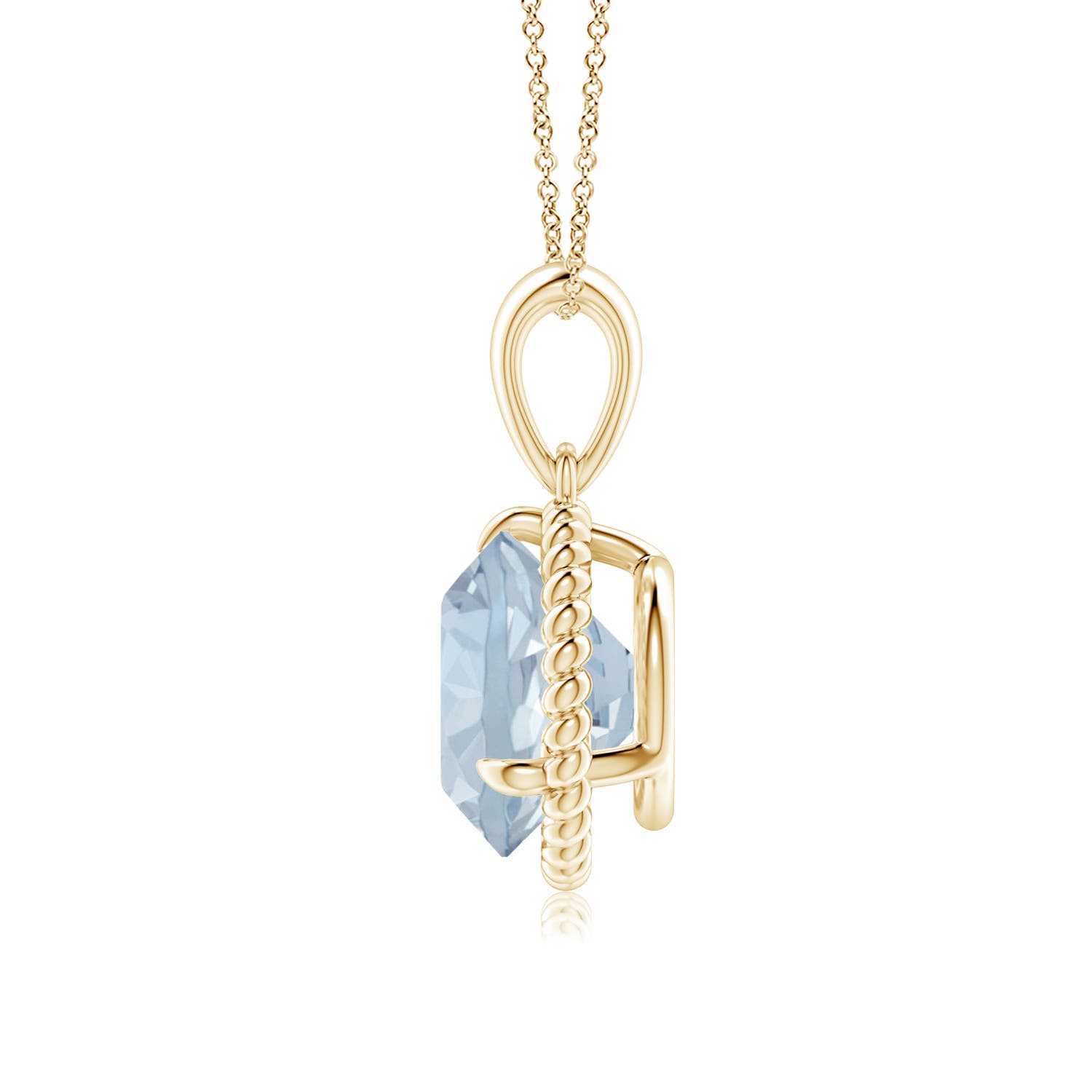 A - Aquamarine / 2.3 CT / 14 KT Yellow Gold