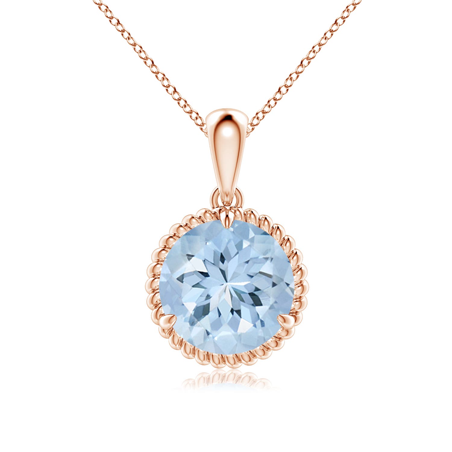 AA - Aquamarine / 2.3 CT / 14 KT Rose Gold