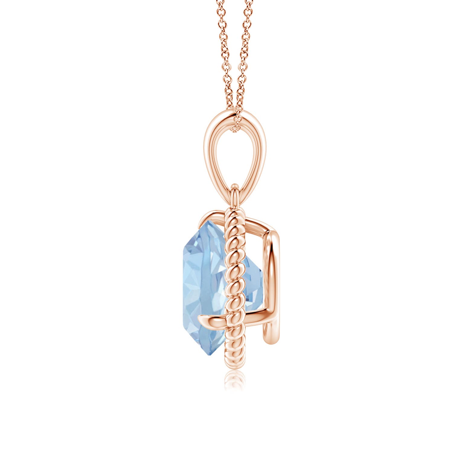 AA - Aquamarine / 2.3 CT / 14 KT Rose Gold