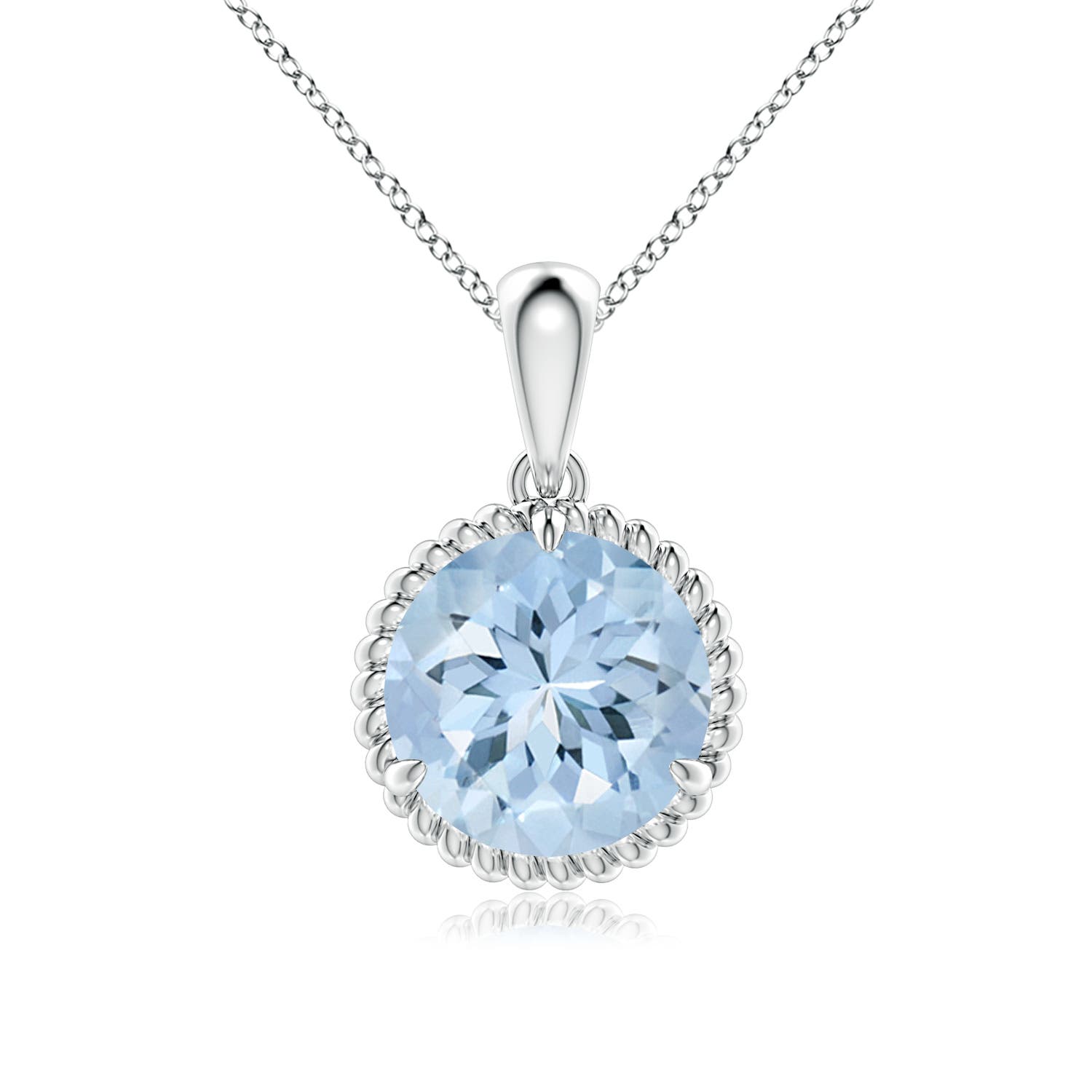 AA - Aquamarine / 2.3 CT / 14 KT White Gold