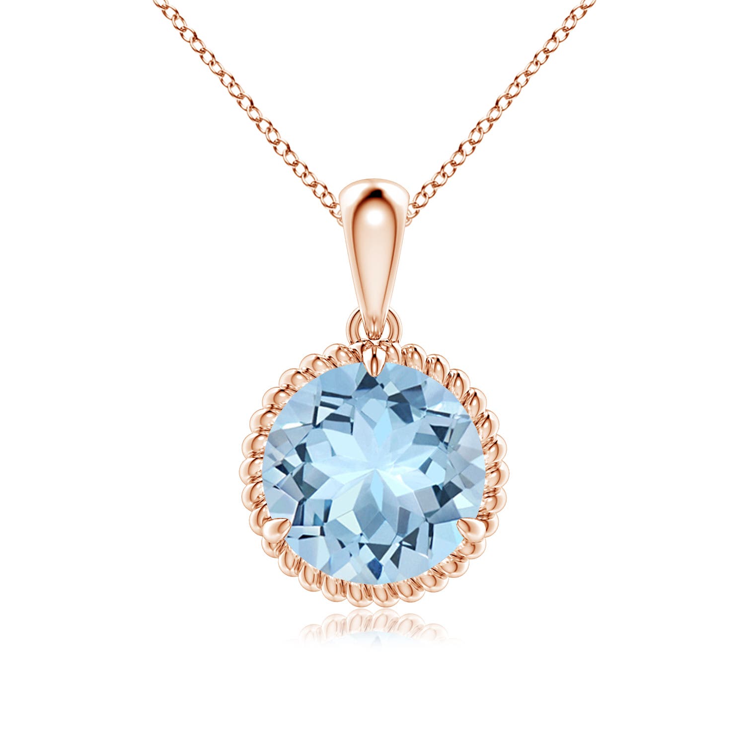 AAA - Aquamarine / 2.3 CT / 14 KT Rose Gold