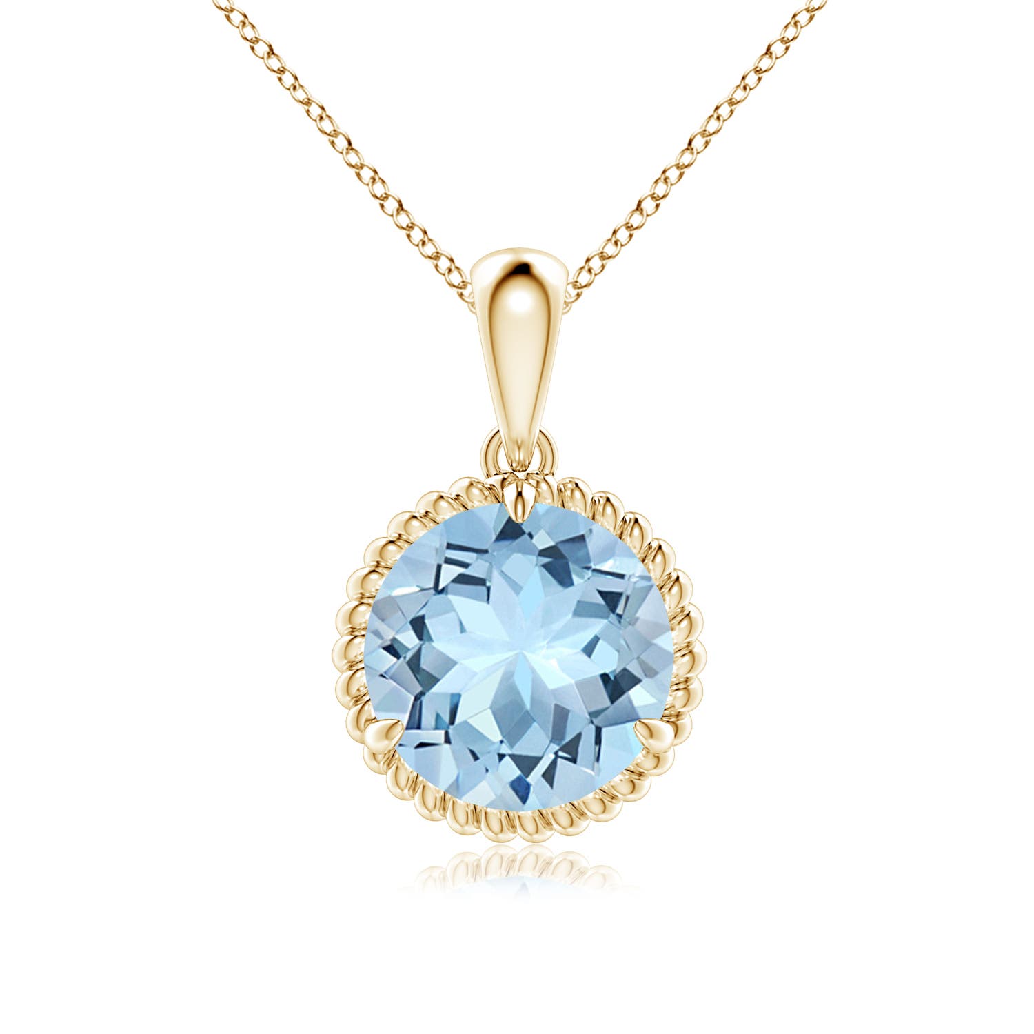 AAA - Aquamarine / 2.3 CT / 14 KT Yellow Gold