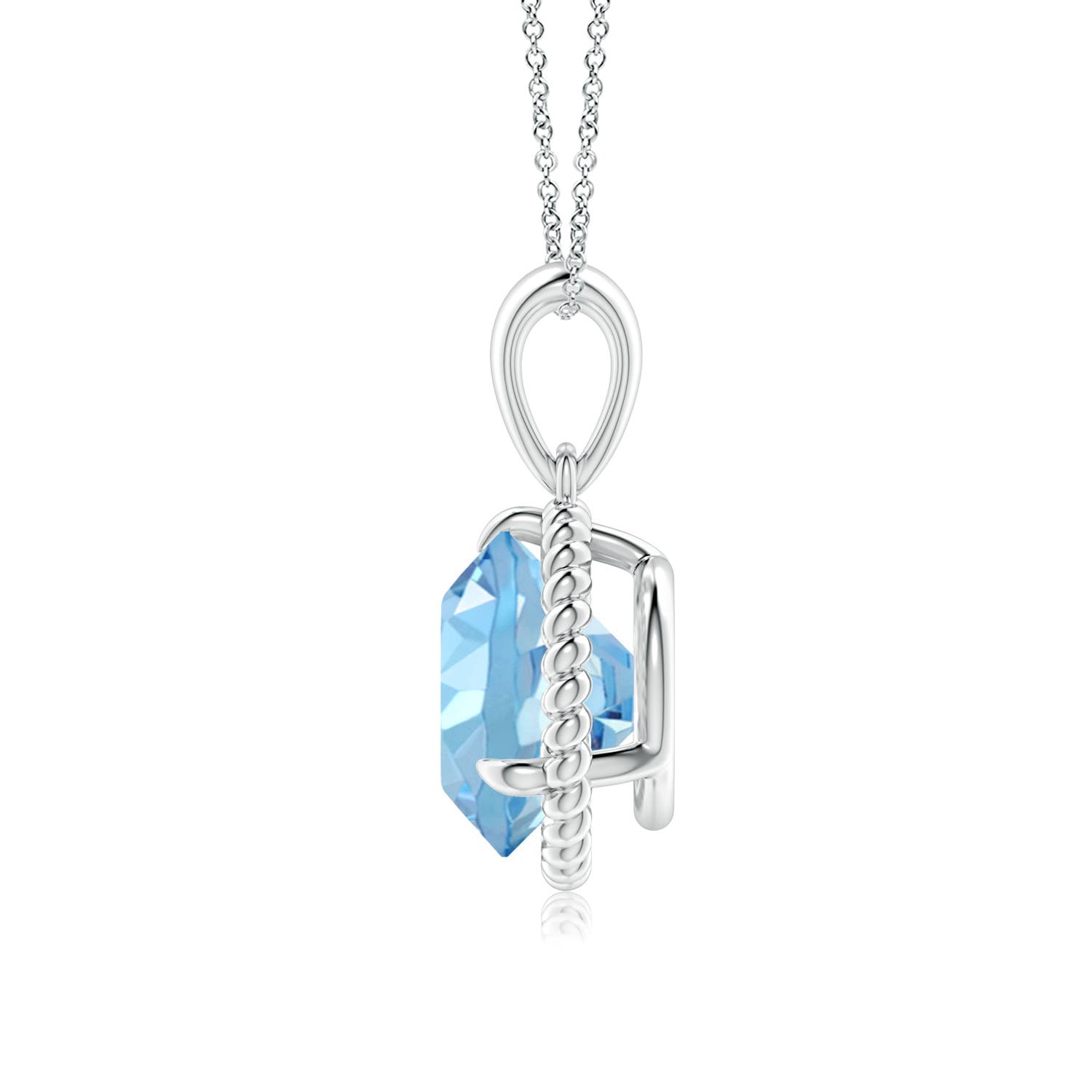 AAAA - Aquamarine / 2.3 CT / 14 KT White Gold