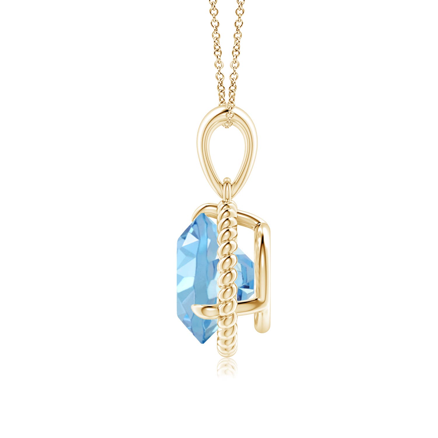 AAAA - Aquamarine / 2.3 CT / 14 KT Yellow Gold