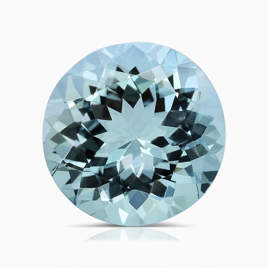 11.10x10.85x6.44mm AA GIA Certified Rope-Framed Aquamarine Solitaire Pendant in White Gold side 599